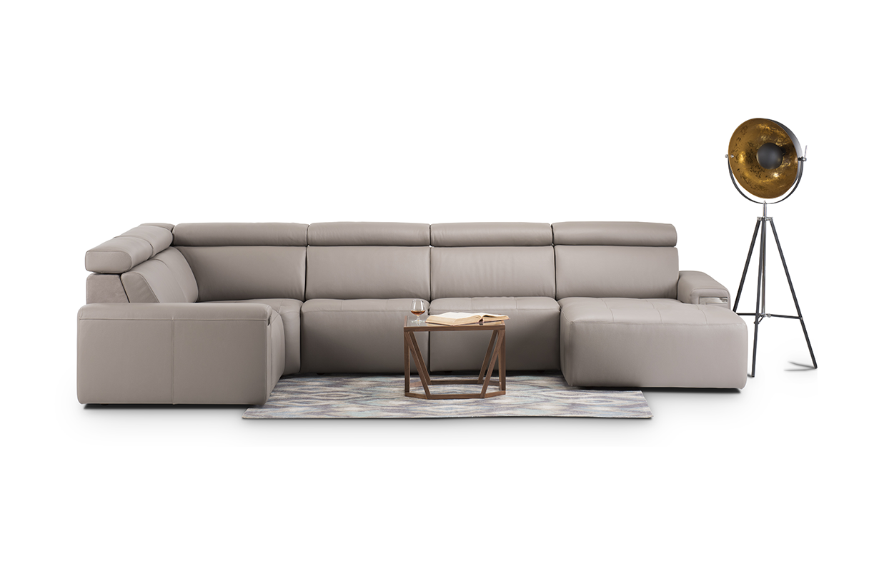 U-kujuline recliner diivan Grande (395x 231cm)