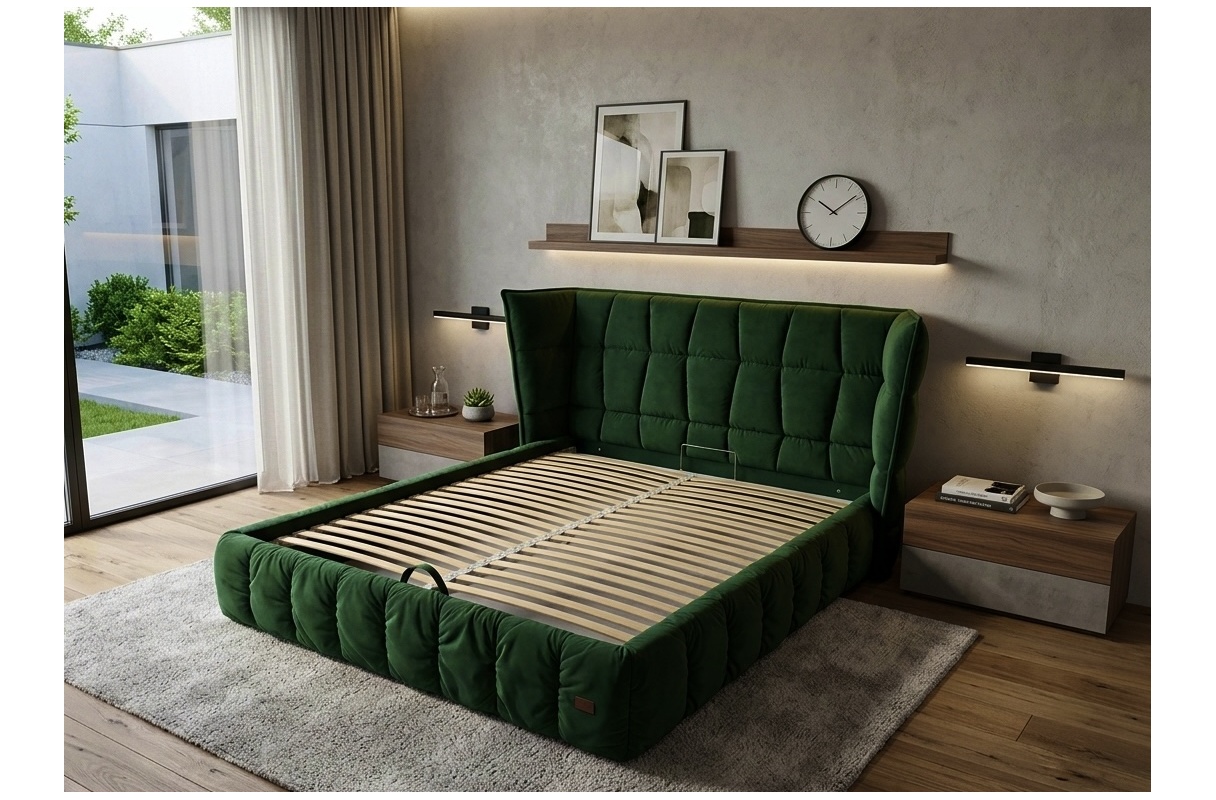 Voodi Galaxy pesukastiga 160x200cm