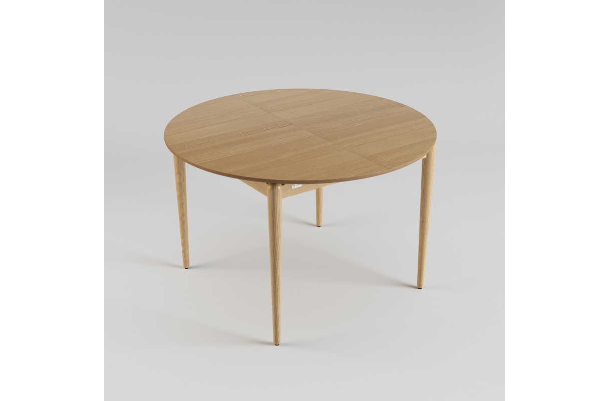 Pikendatav söögilaud Eclipse saar Ø120cm(+40cm)