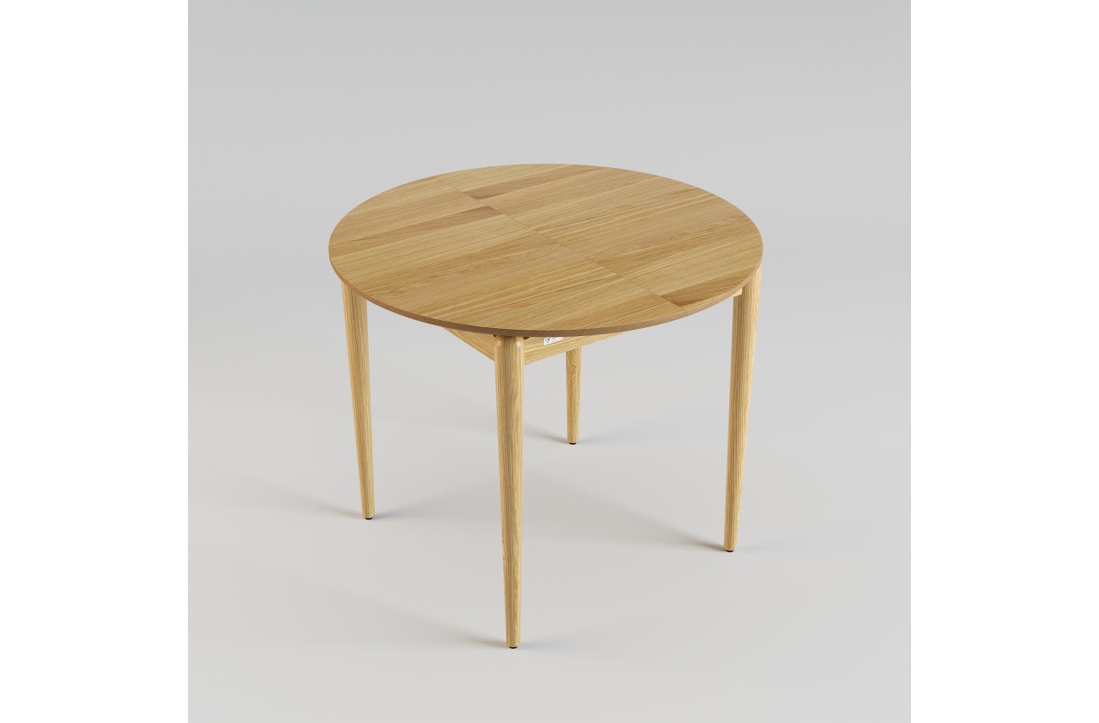 Pikendatav söögilaud Eclipse tamm Ø100cm(+40cm)