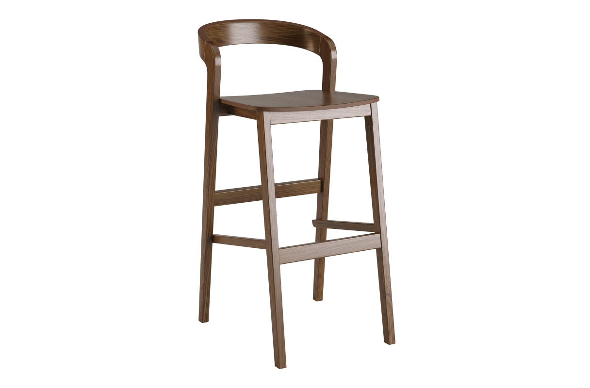 Baaritool Floki hard tume pähkel 74cm