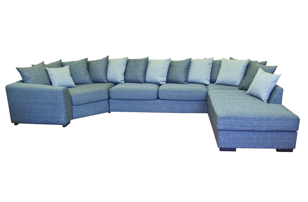 U-kujuline diivan Mega (174x414x241cm) 