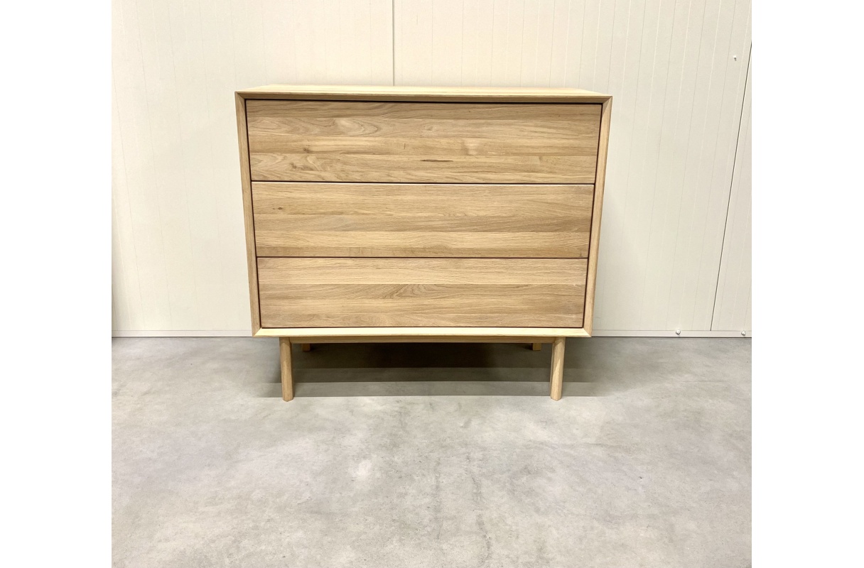 Kummut Kodama tamm valge õli 100cm