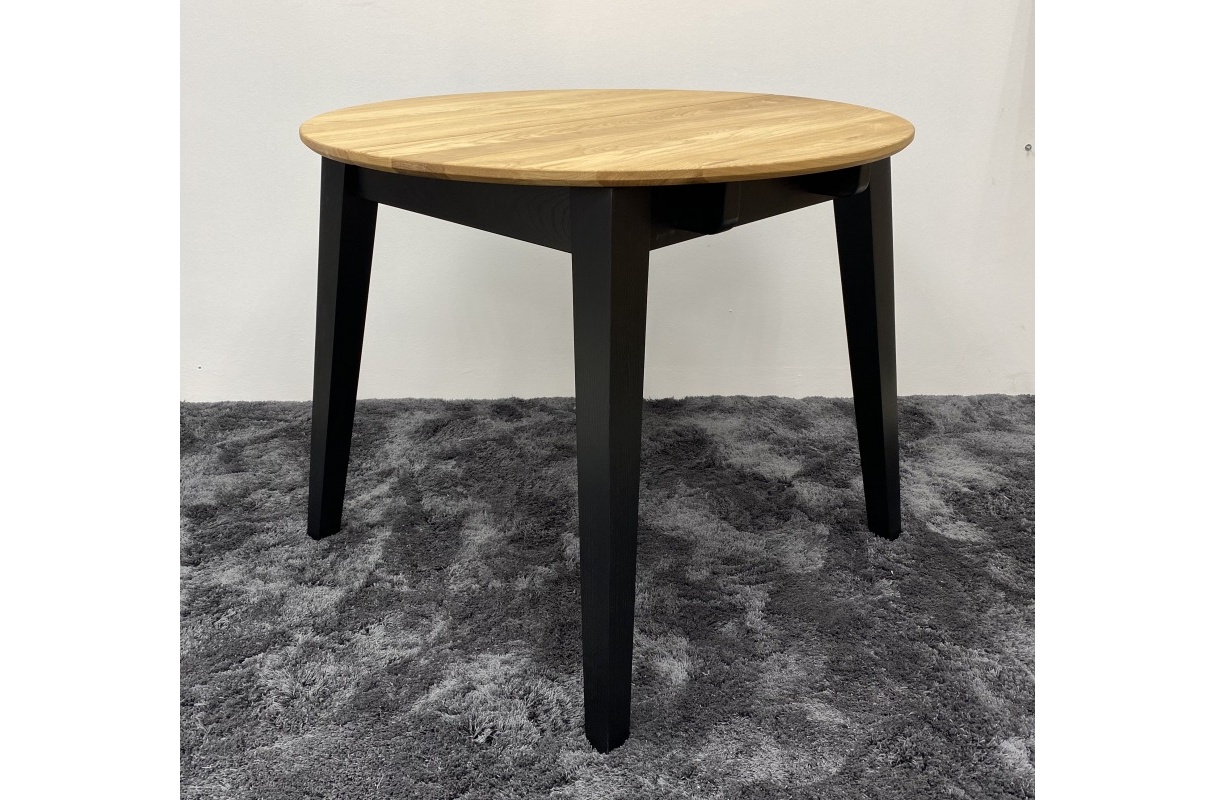 Pikendatav söögilaud Geneva+black Ø110-160cm