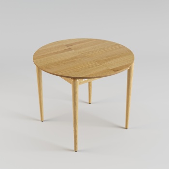 Pikendatav söögilaud Eclipse tamm Ø93cm(+40cm)