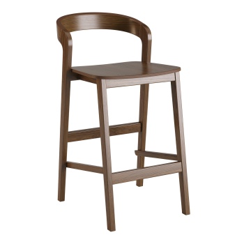 Madal baaritool Floki hard tume pähkel 65cm