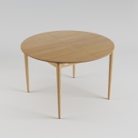 Pikendatav söögilaud Eclipse saar Ø120cm(+40cm)