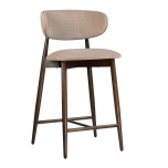 Madal baaritool Panda tume pähkel 67cm