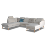 U-kujuline diivan Linea 241x364x172cm