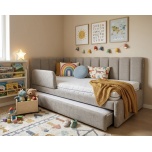 Voodi Valencia lisavoodiga 90x200cm