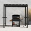 Varikatus Mirador BBQ 2,55x1,5m, tumehall